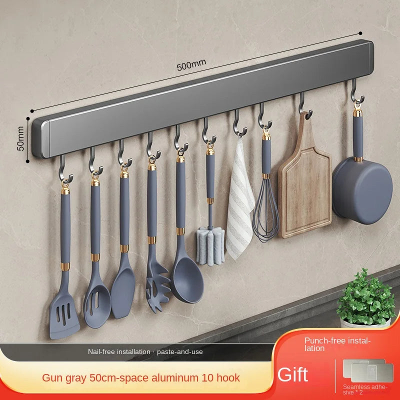 Suporte de parede para utensílios cozinha