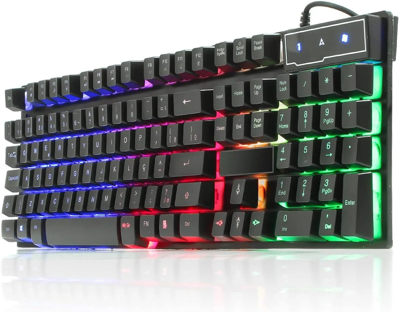 Teclado Gamer Semi Mecânico