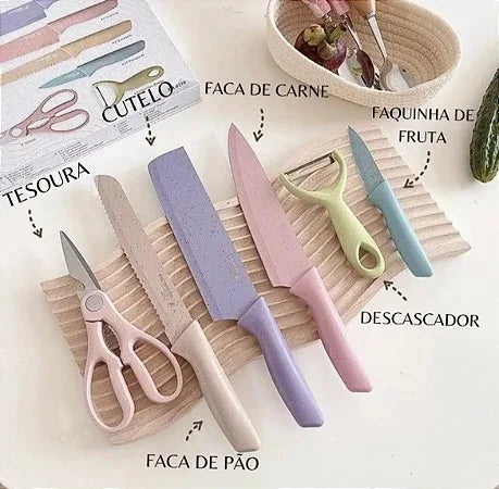 Kit de facas Premium para Churrasco e Cozinha