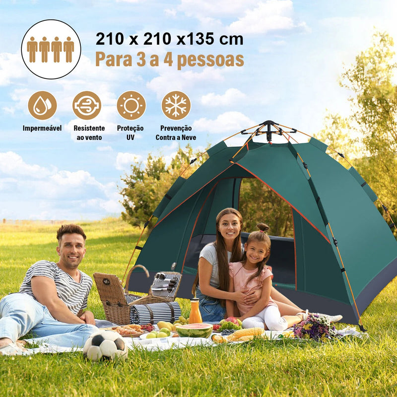 Barraca de Camping Ultra Leve - Montagem Automática - Últimas unidades