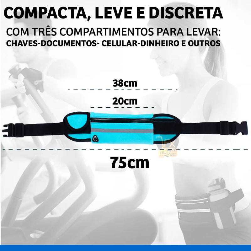 Pochete Fitness Slim Resistente a água